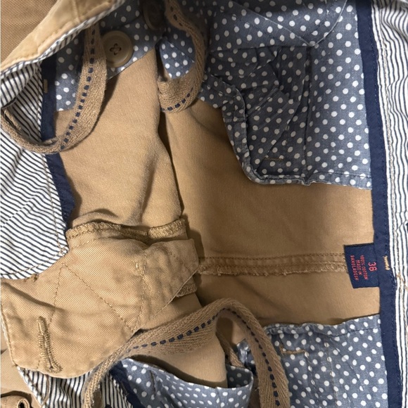 Daniel Cremieux Tan Cargo Shorts with Sturdy Cotton Blend - Picture 8 of 10